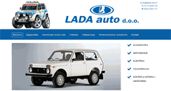 Desktop Screenshot of lada-auto.hr